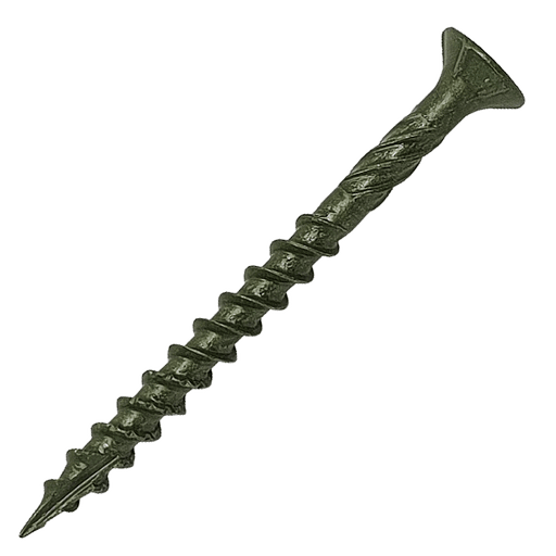 Spectre Pozi Countersunk Decking Screws, Green Organic