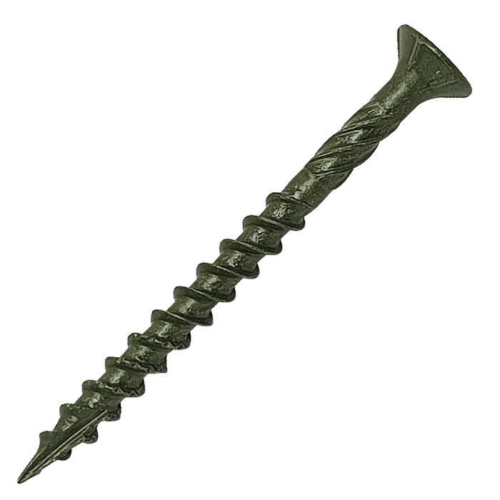 Spectre Pozi Countersunk Decking Screws, Green Organic