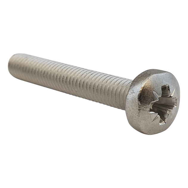 M5 x 65mm Pozi Pan Head Machine Screw A2 Stainless DIN 7985Z