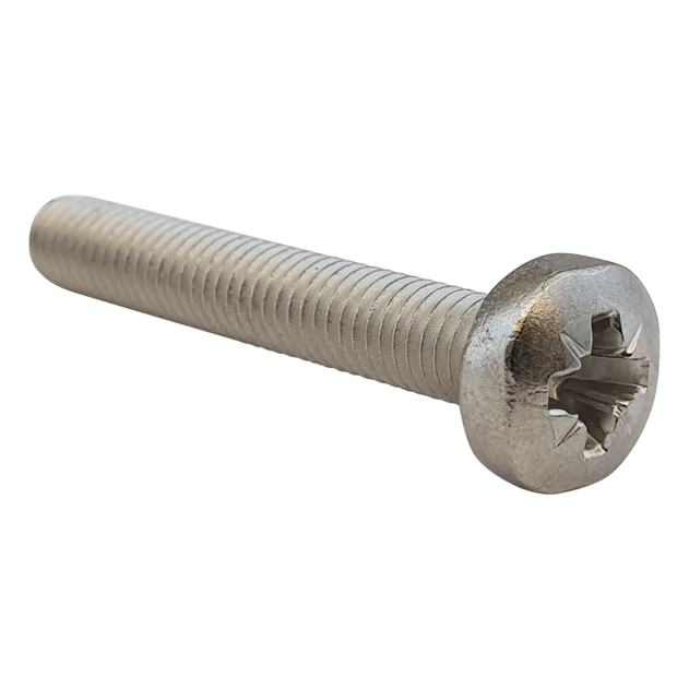 Supplied from Fusion Fixings, M5 x 18mm Pozi Pan Head Machine Screws in corrosion resistant A2 stainless steel DIN 7985Z. Bulk prices available across the range.