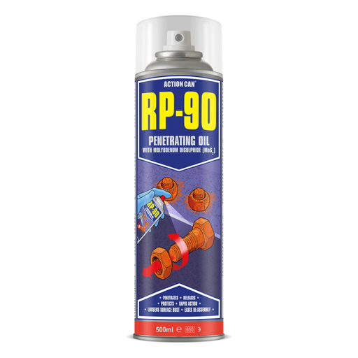 RP-90 Rapid Penetrating Oil from Action Can. Part of a growing range of Action Can products from Fusion Fixings