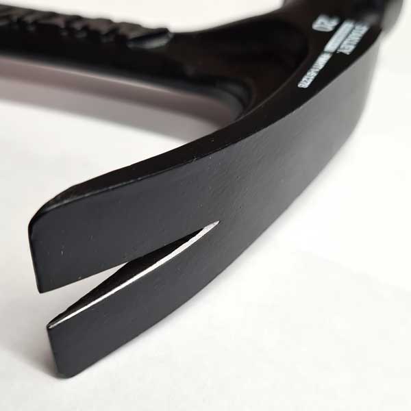 Detail image for the Stanley FatMax AntiVibe All Steel Rip Claw Hammer 570g.