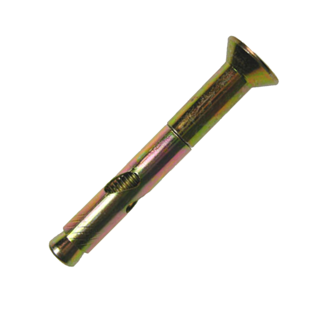 M6 (8mm) x 85mm Countersunk Sleeve Anchor Zinc & Yellow - SLC08085