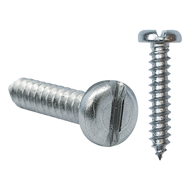 3.5mm (No.6) x 13mm  Slot Pan Head Self-tapping Screw BZP DIN 7971C