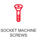 Icon image for the sockey machine screws, linking to a growing range of machine screws from Fusion Fixings.
