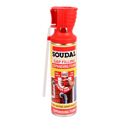 Soudal Genius Gun Gap Filling Expanding Foam, Hand Held, 500ml (123895)