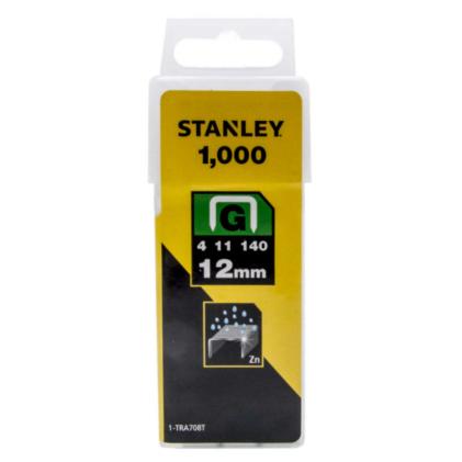 Stanley 1-TRA708T Type G Heavy Duty Staples 12mm 1000pc
