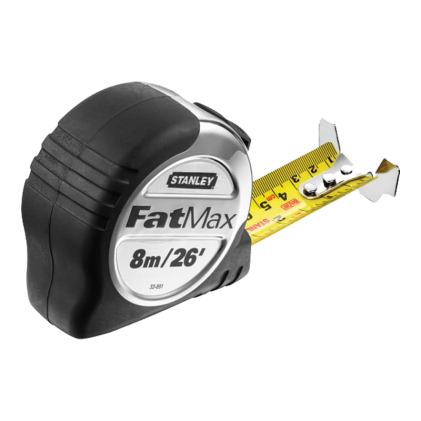 Stanley FatMax Pro Pocket Tape Measure 8m-26ft (Width 32mm)