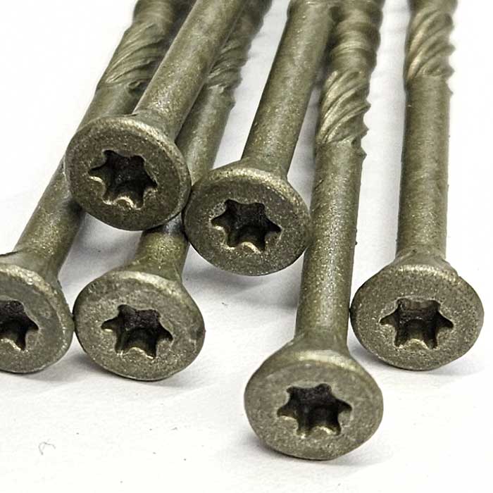 Detail image of Timco C2 Deck-Fix Decking Screws, Torx Countersunk, Green 