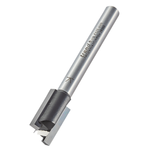 Trend Two Flute Cutter, 12mm diameter, TR12X1/4TC, from Fusion Fixings