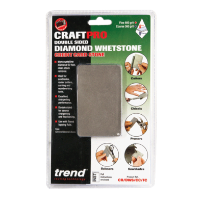Trend sharpening stone from Fusion Fixings. Part of a growing range of Trend products.