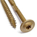Detail image for the Timco 6.7 x 150mm, Wafer Head Timber Screws, In-Dex, Torx, Green Organic - Box of 50, 150INW