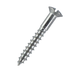 Product image for 3mm (No.4) x 40mm Slotted Raised Countersunk Wood Screw, A2 Stainless Steel, DIN 95