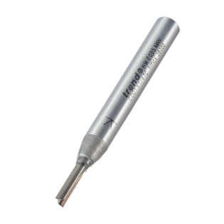 Trend Two Flute Router Cutter 3.2mm x 9.5mm, C001X1/4TC. Supplied from Fusion Fixings as part of a larger range of Trend Router Cutters.