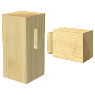 Router cutter examples from the C004X1/4TC Trend Two Flute Router Cutter with a 5mm x 16mm cutting head, sample 2.