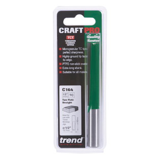 Supplied from Fusion Fixings, a Trend Radius Router Cutter, 6.3mm x 12.7mm. Part of a growing range of Trend Router Cutters.