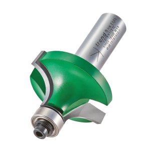 The Trend Rounding Over Router Cutter, 12.7mm x 19.1mm, C079X1/2TC. Supplied with 2 bearings and part of a range of rounding over router cutters from Fusion Fixings.