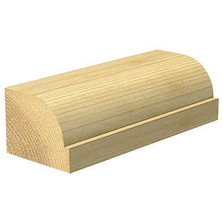 Trend C079X1/4TC Rounding Over Router Cutter, cut example 3