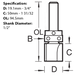 Trend Template Profiler Router Cutter Dimensions.