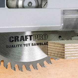 The Craft Pro saw blade from Trend in action. Part of the Trend saw blade range  at Fusion Fixings.