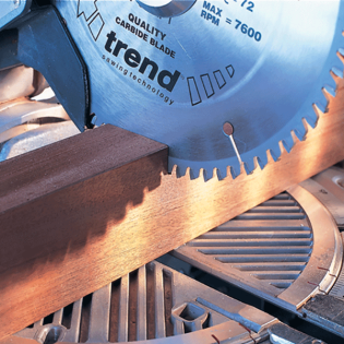 One of many Craft Pro circular saw blades from Trend supplied by Fusiobn Fixings. 255mm x 30mm circular saw blade. Part of a growing range.