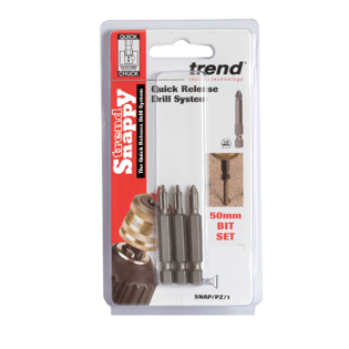 Trend Snappy 25mm Bit, Pozi, No.2, Pack of 10, SNAP/IPZ2/10 form Fusiion Fixings.