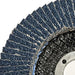 Detail image of the Tyrolit 40 Grit Flap Discs, 115mm BASIC 2in1 Flap Disc, 27A, ZA40-325 (Pack of 10)