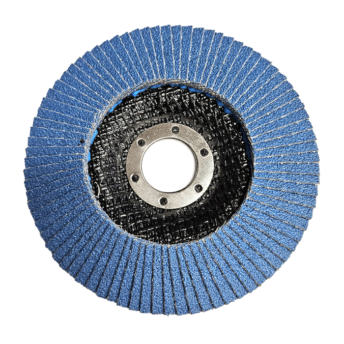 Tyrolit 60 Grit Flap Discs, 115mm BASIC 2in1 Flap Disc, 27A, ZA60-325  (Pack of 10)