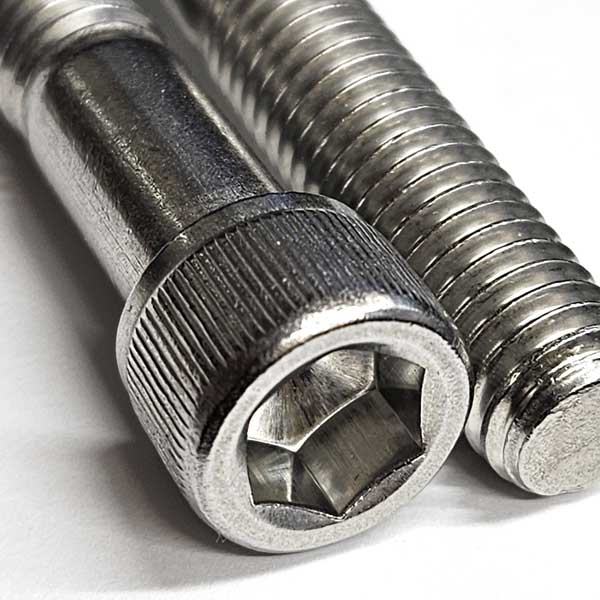 Product image for 6-32 UNC x 7/16 Inch Socket Cap Head Screw, A2 Stainless Steel (ASME B18.3)