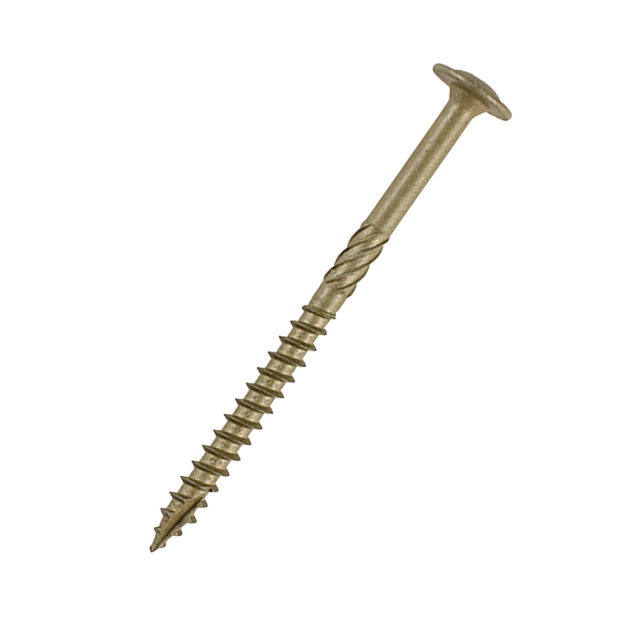 Product image for the Timco 6.7 x 150mm, Wafer Head Timber Screws, In-Dex, Torx, Green Organic - Box of 50, 150INW
