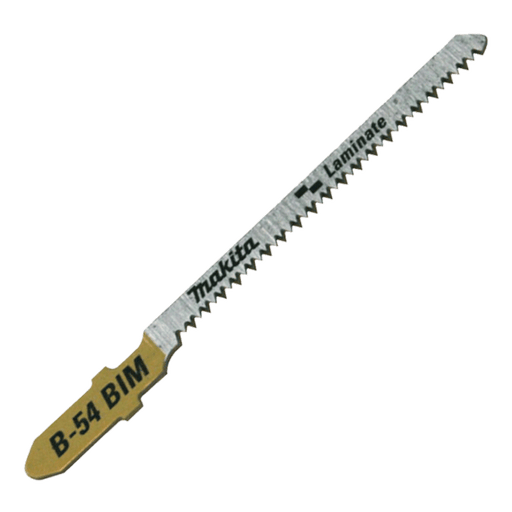 82mm Makita jigsaw blades for laminate / hard wood, Bi-metal, B-54, pack of 5 (B-10986)