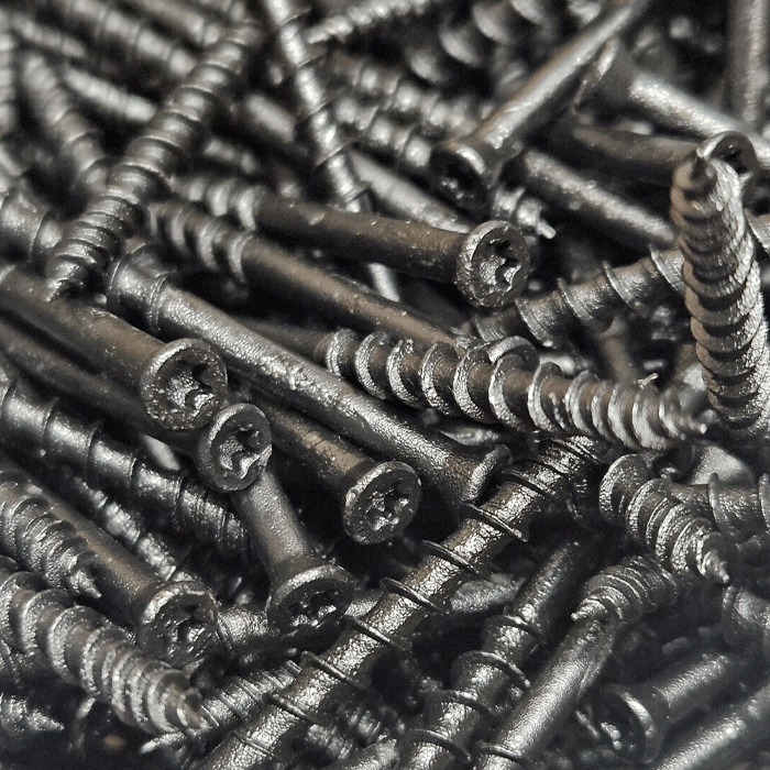 Tongue-Tite Plus 3.5 x 49mm Black Stainless Steel TX Countersunk Screws - 200 Pack (TFTTSB03549)