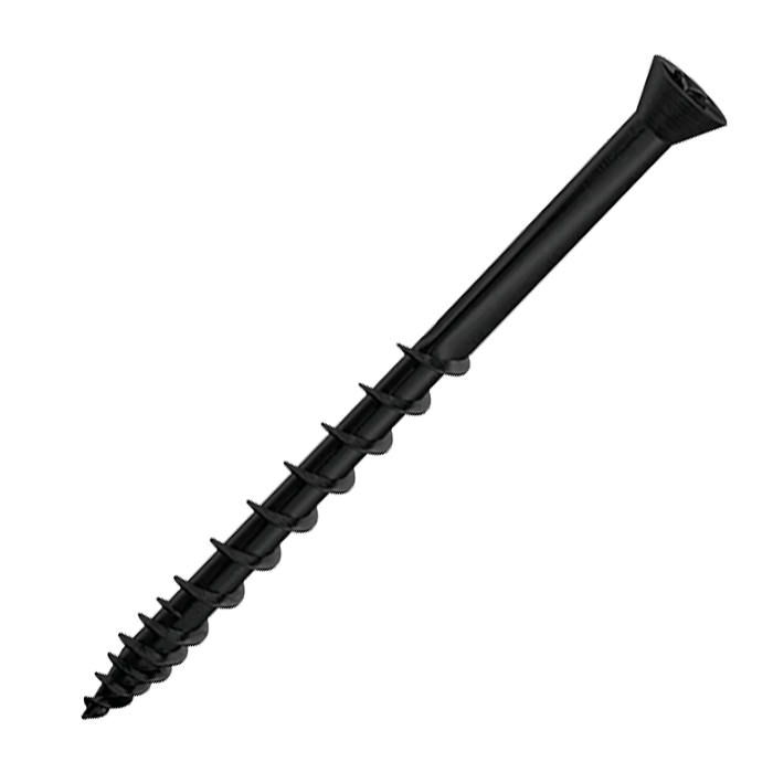 Tongue-Tite Plus 3.5 x 49mm Black Stainless Steel TX Countersunk Screws - 200 Pack (TFTTSB03549)