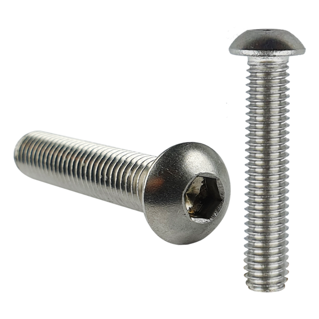10-24 UNC x 1/4" Socket Button Head Screw A2 Stainless Steel