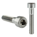 Product photography for 10-32 UNF x 2 1/2 Inch Socket Cap Head Screw, A2 Stainless Steel (ASME B18.3) part of an expanding range from Fusion Fixings
