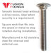 Information image for the M10 x 50mm Carriage bolt (Coach Bolt) A2 Stainless Steel DIN 603