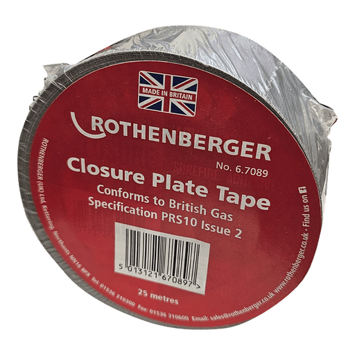 50mm x 25m Rothenberger Closure Plate Tape (67089R) - Clearance
