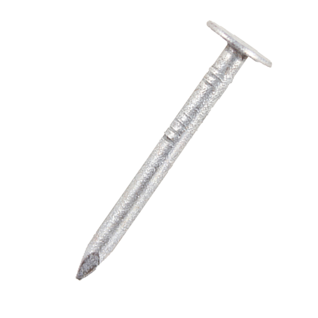 TIMCO GEC25MB Galvanized ELH Clout Nails - 25x3.00mm Extra Large Head Nails 0.5kg Bag