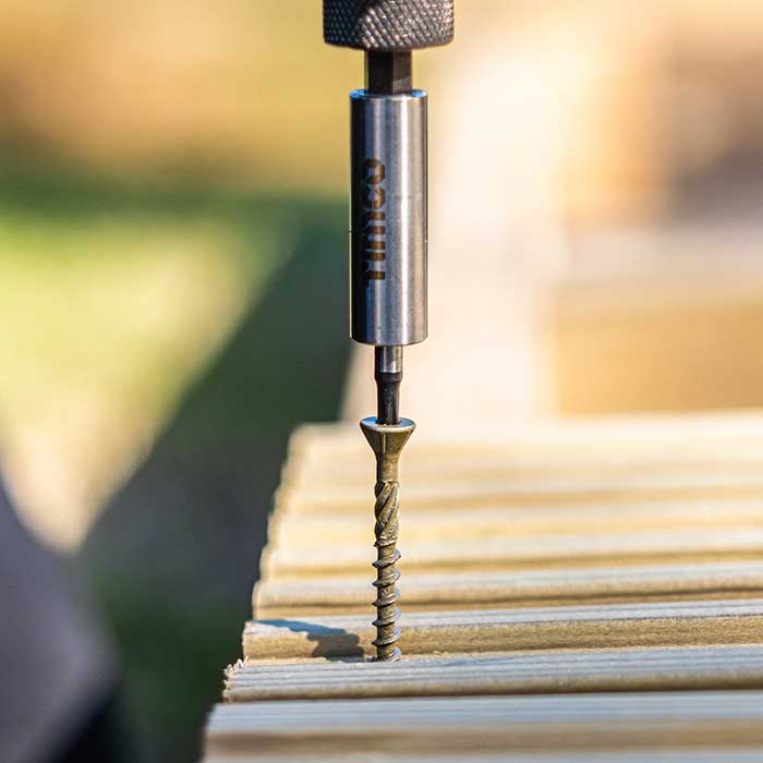 Timco C2 Deck-Fix Countersunk Decking Screws 4.5 x 65mm action image
