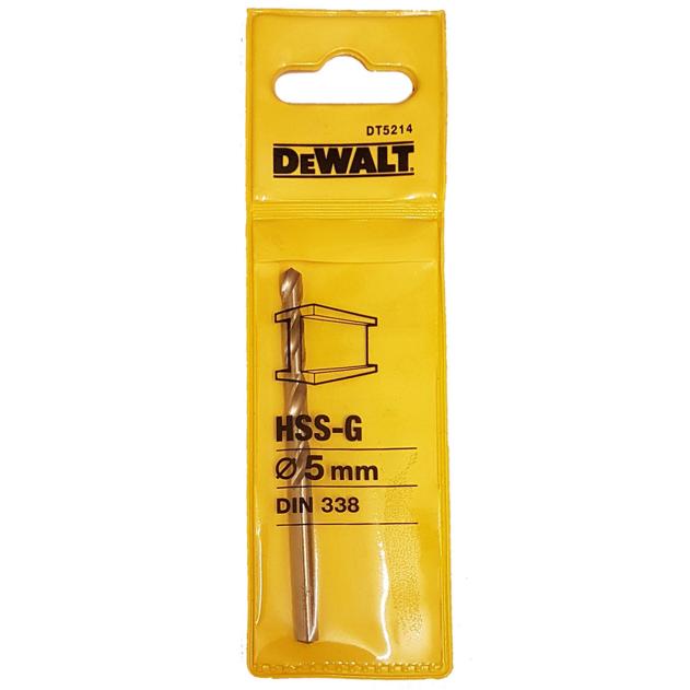 DeWALT DT5214 HSS-G Jobber Drill Bit 5mm
