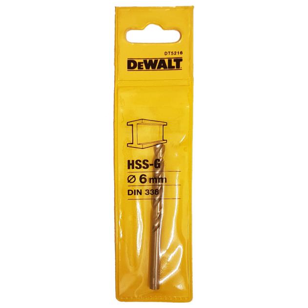 DeWALT DT5216 HSS-G Jobber Drill Bit 6mm