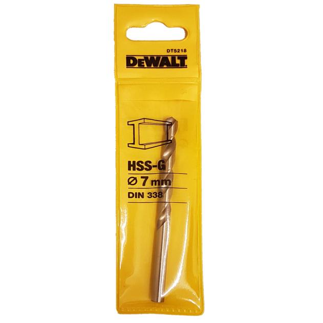DeWALT DT5218 HSS-G Jobber Drill Bit 7mm
