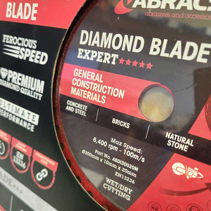 ABRACS Expert 300mm x 10mm x 20mm General Purpose Diamond Blade (ABDI30020M) - Clearance