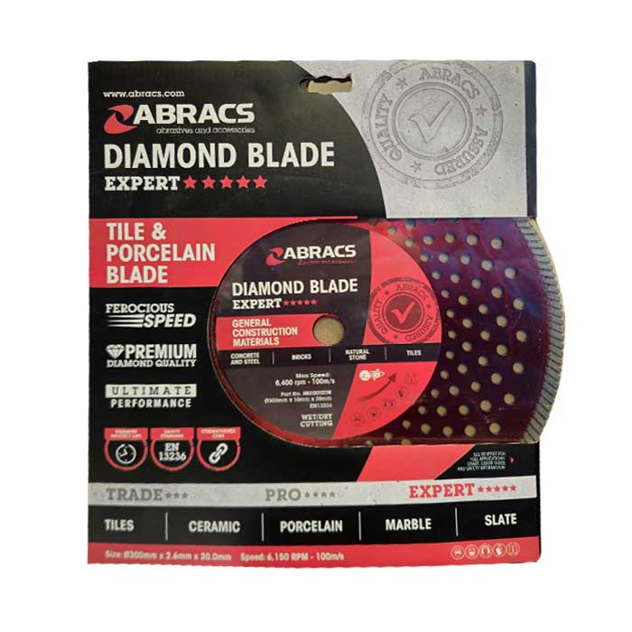 ABRACS Expert 300mm x 10mm x 20mm General Purpose Diamond Blade (ABDI30020M) - Clearance