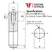 Info panel for 12mm (M6) x 55mm Extractable Dowel Pin, Metric, Hardened & Ground Steel, Self-Colour, DIN 7979D 