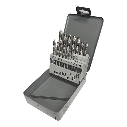Maktia 19 Piece HSS Ground Point Drill Bit Set (P-19906) - Clearance