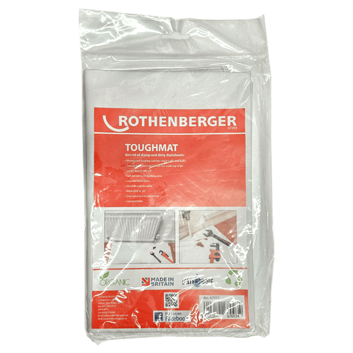 Rothenberger Tough Mat Waterproof Dust Sheet (67093) - Clearance