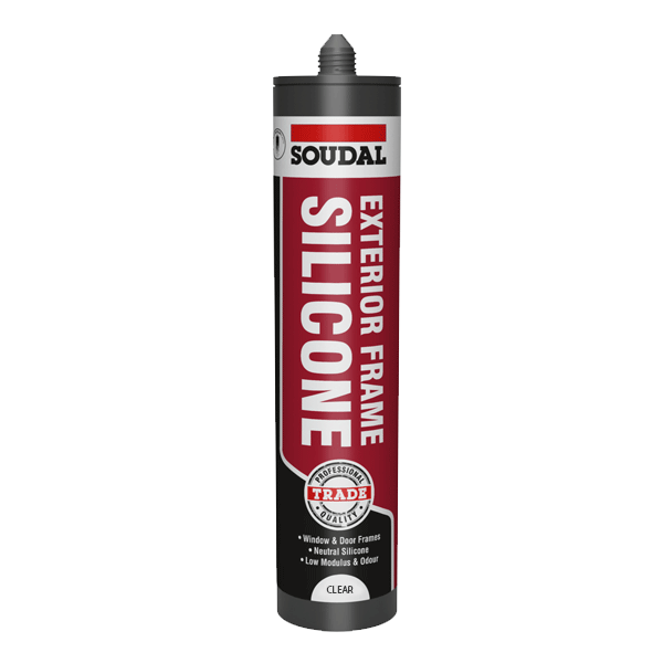 Soudal Trade Exterior Frame Silicone, Clear 270ml (128453) 