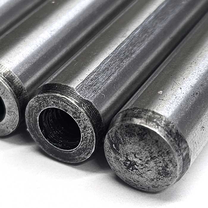 Extractable Dowel Pin, Metric, Hardened & Ground Steel, Self-Colour, DIN 7979D
