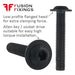 Image showing key points of the M4 x 6mm flanged socket button head screw from Fusion Fixings. Part of a growing range.